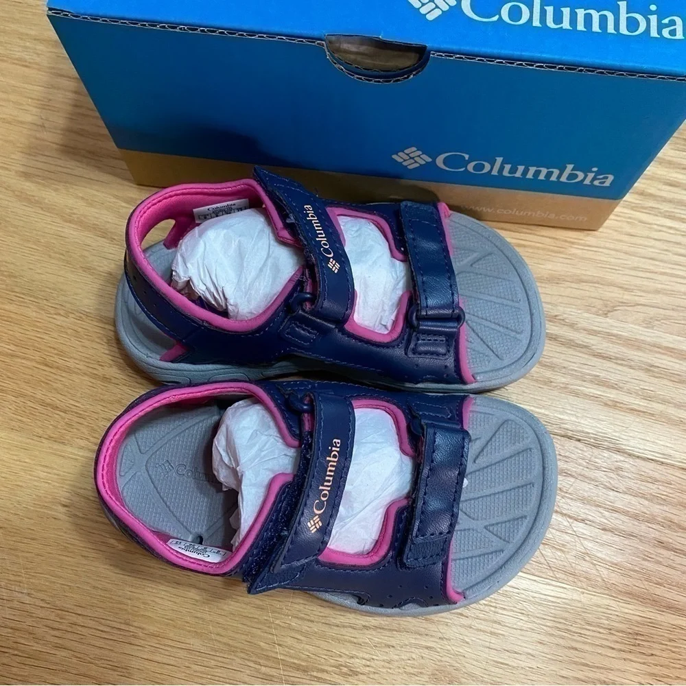 Columbia Techsun Vent Sandals NEW Sz 9 Vent Pink Purple Girls Toddler Open Toe